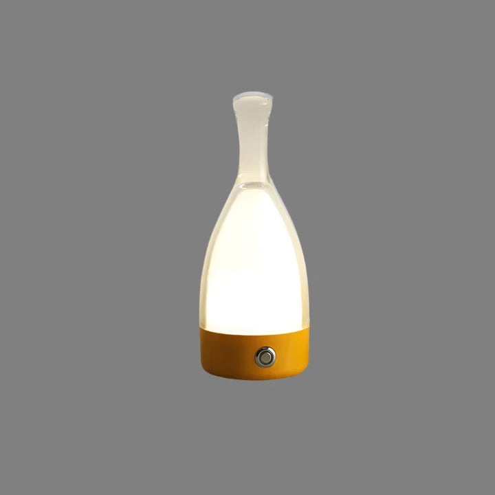 BowLift | Stylish wine bottle table lamp - Rechargeable with dimmable light