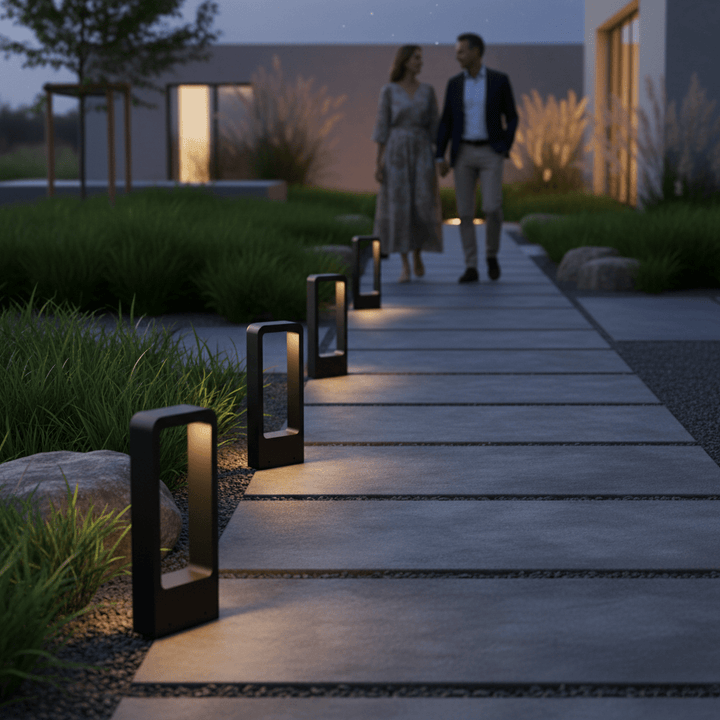 BowLift | RadiantWay – Elegant Floor Light for Pathways & Gardens