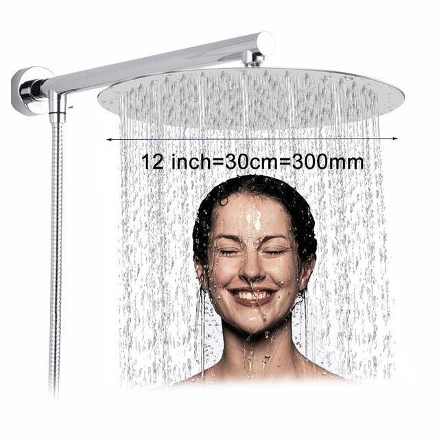 Thin Wall-Mounted Shower Head Bowlift