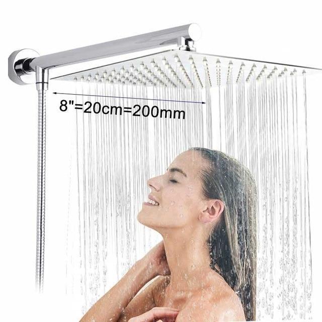 Thin Wall-Mounted Shower Head Bowlift