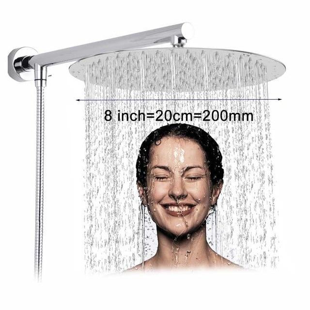 BowLift | RainSpa Wall-Mounted Rainfall Ultra-Slim Shower | Luxurious Comfort | Modern Design