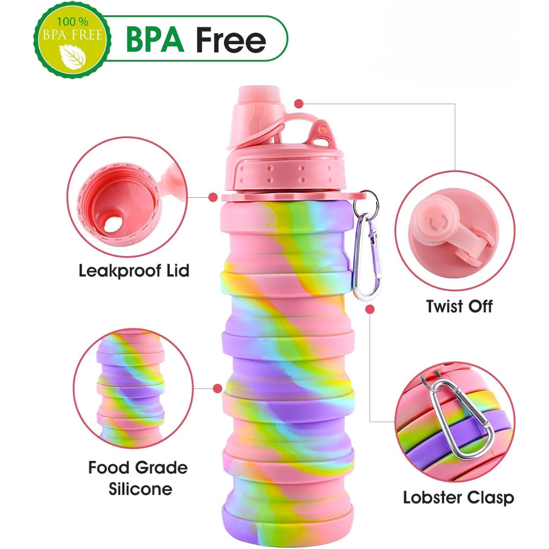 BowLift | Rainbow Collapsible Water Bottle