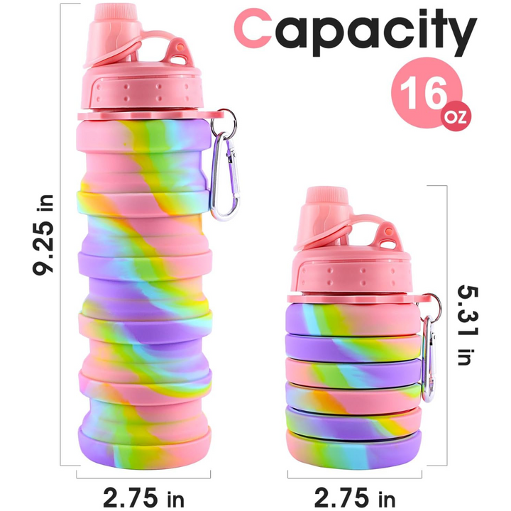 BowLift | Rainbow Collapsible Water Bottle