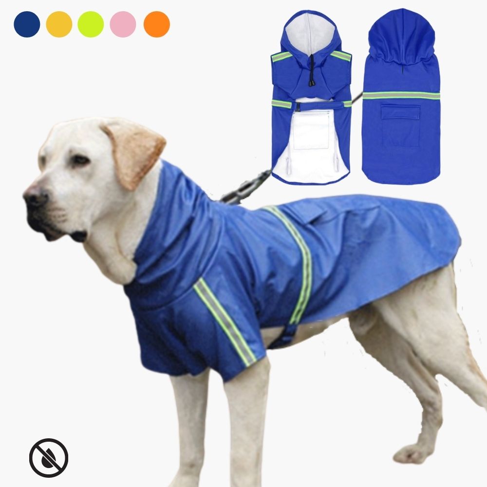 RainGuard Pro Dog Raincoat Bowlift