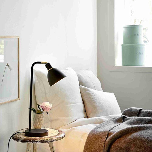 BowLift | GrantLuxe Light Table Lamp - Black Table Lamp for Luxury Work Environment