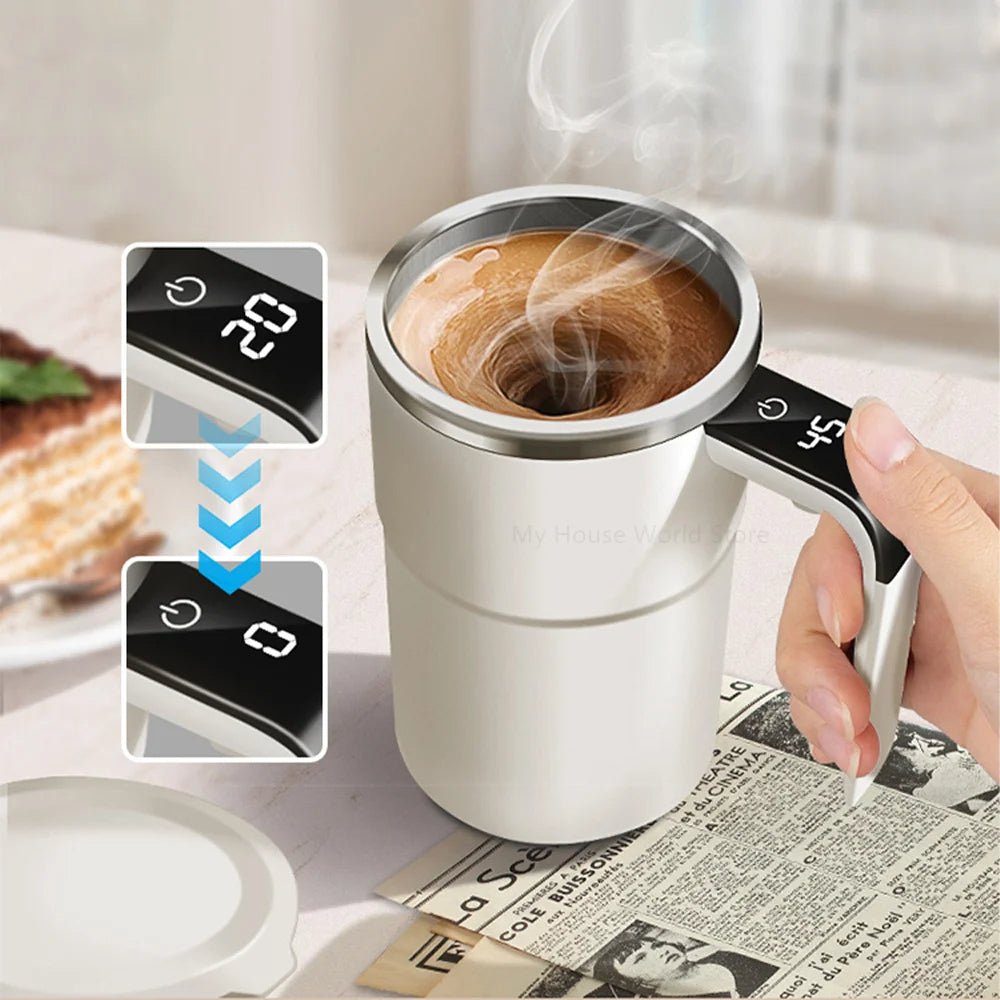 BowLift | Coffee Mug Self Stirring with Temperature Display