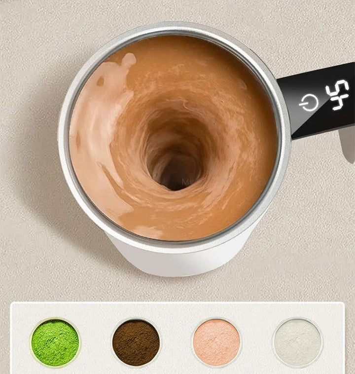 BowLift | Coffee Mug Self Stirring with Temperature Display