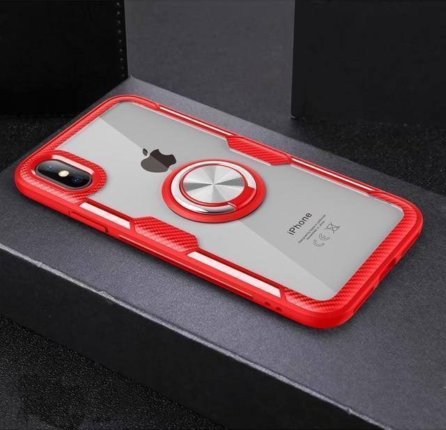 BowLift | Magnetic Ring Carbon Fiber iPhone Case