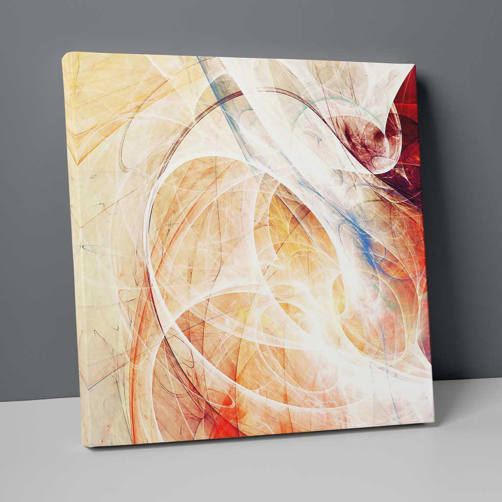 Abstract Fractal Multi-Colored No. 1 Print on Canvas | Bowlift