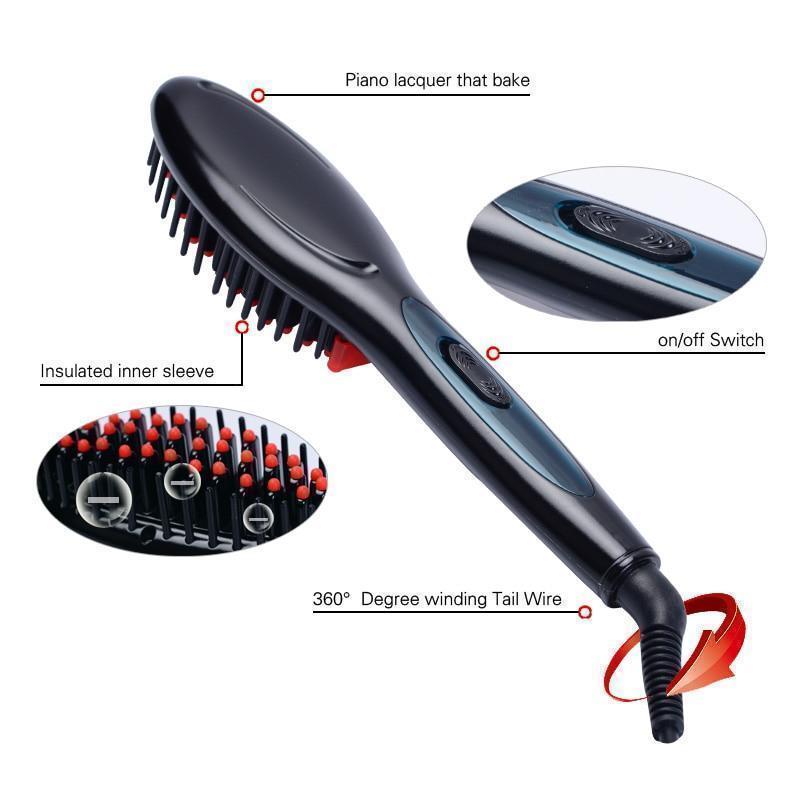 BowLift | Hair Straightener Comb Brush