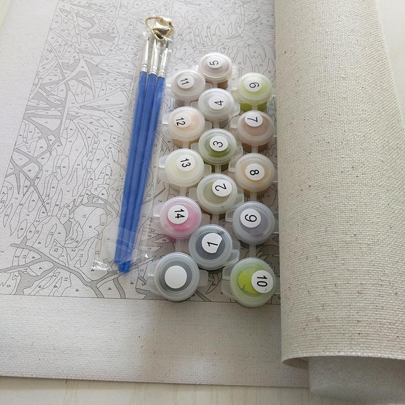 An Abundance of Flowers - Van-Go Paint-By-Number Kit | Bowlift