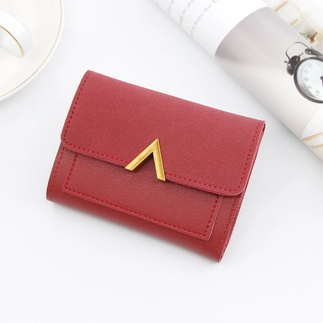 Compact Leather Wallet for Women Bowlift