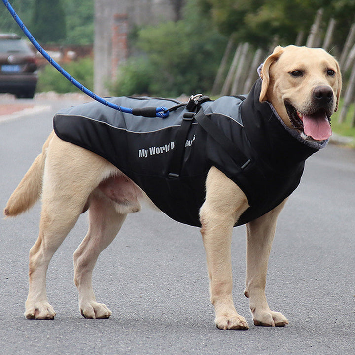 Reflective Dog Jacket with Harness - GlowPaw™ Bowlift