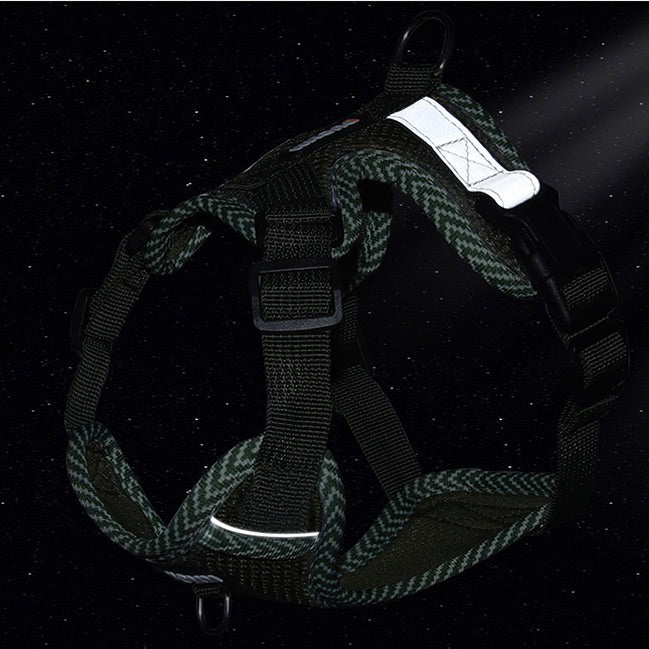 Reflective Harness and Leash Set for Small Dogs - AirFlex Bowlift