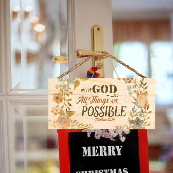 BowLift | Rectangular Decorative Wooden Hanger – Door and Window Ornament