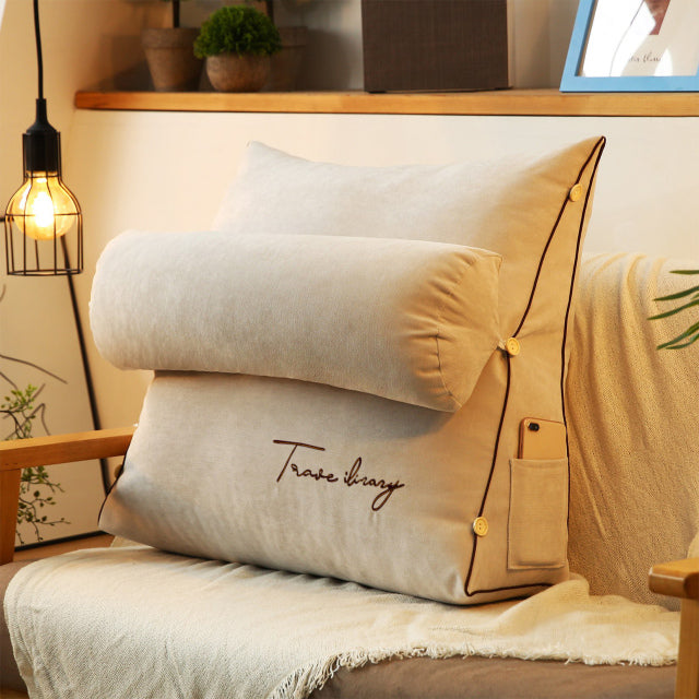 BowLift | RelaxBack Triangle Back Support Cushion