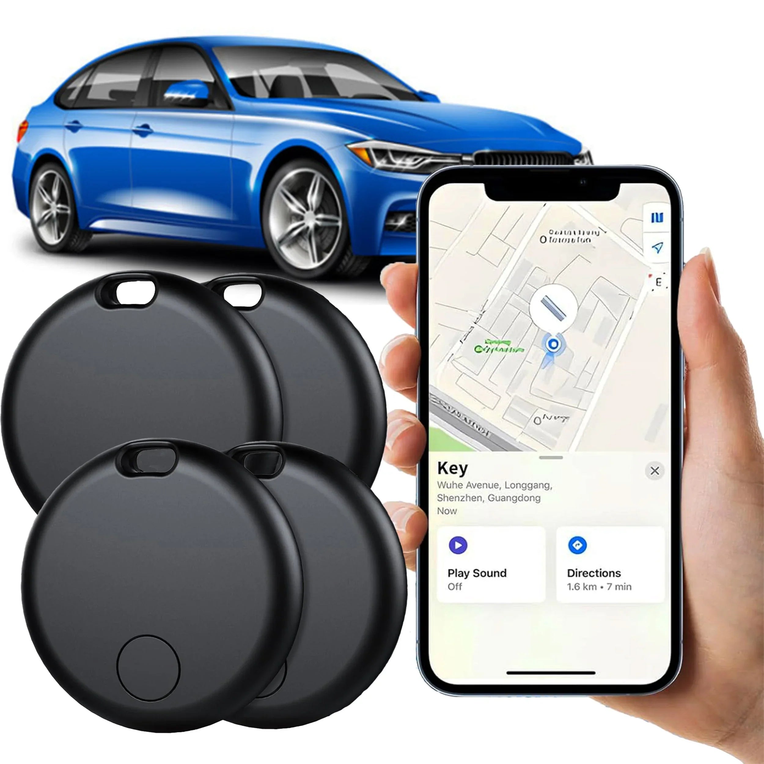 BowLift | Bluetooth GPS Tracker Key Finder Device