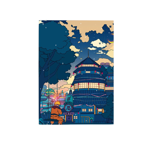 Anima Buildings - Canvas Wall Art Painting | Bowlift