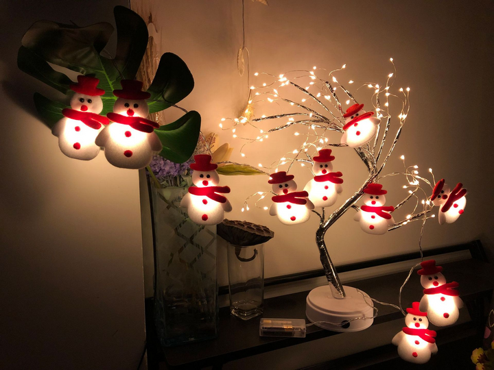 BowLift | Christmas Snowman Tree LED String Lights