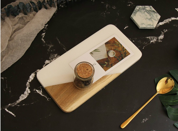BowLift | Nordic Simple Marble Serving Tray