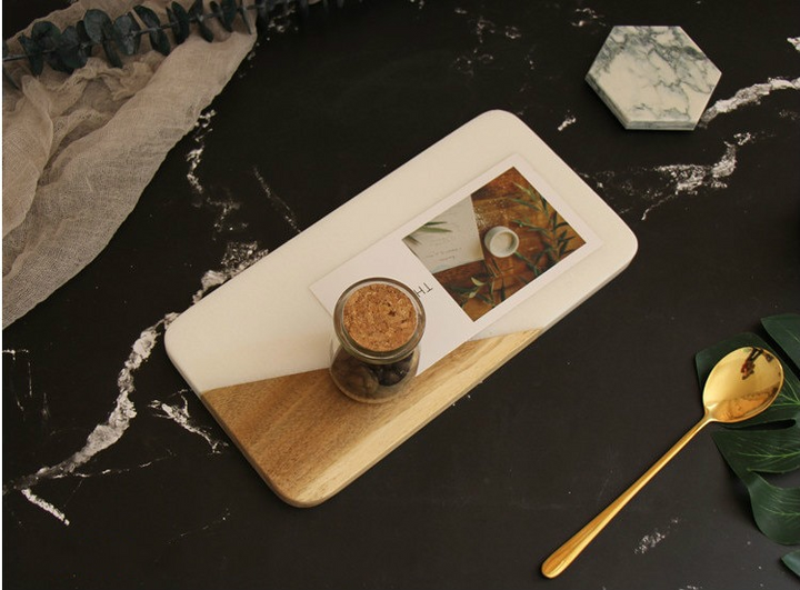 BowLift | Nordic Simple Marble Serving Tray