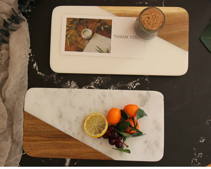 BowLift | Nordic Simple Marble Serving Tray