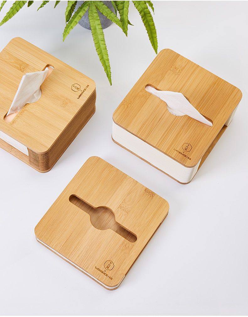 Nordic Bamboo FoldaBowlifte Tissue Box | Bowlift