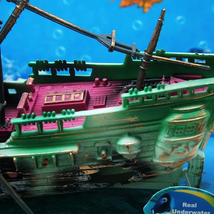 BowLift | Large Shipwreck Aquarium Decoration
