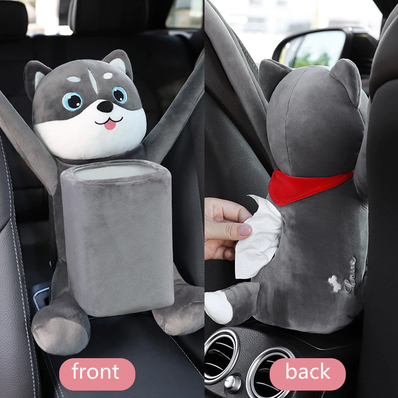 BowLift | Cute Cartoon Animals Car Tissue Box