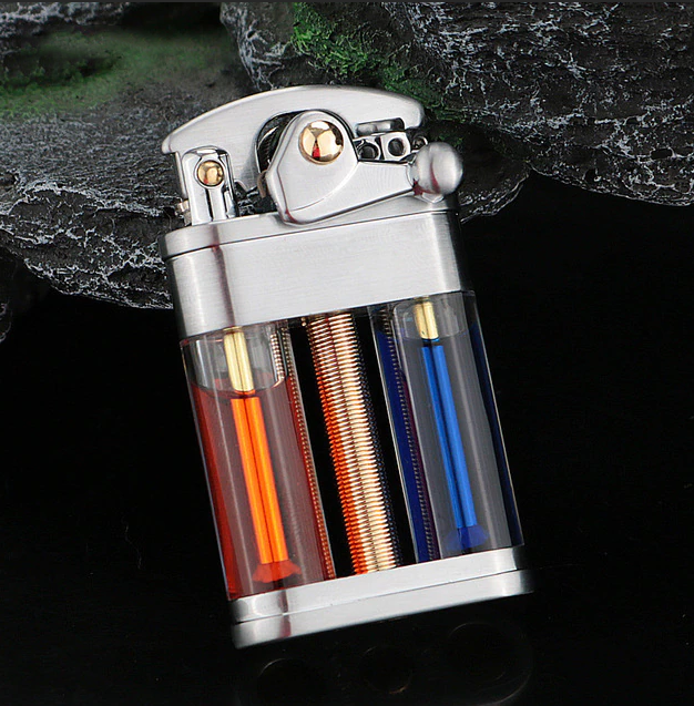 Elegant Retro Slim Metal Lighter | Bowlift