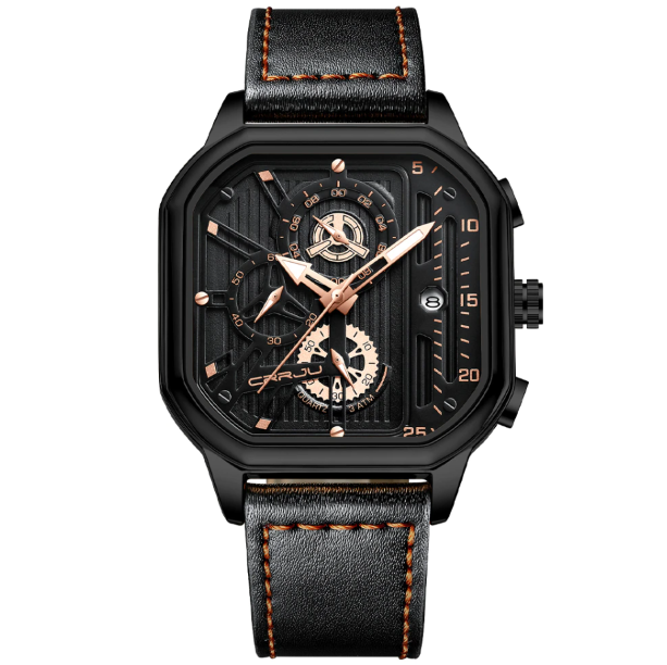BowLift | Wavefront Timely Square Waterproof Watch