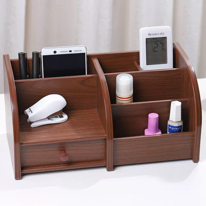 On Point Wood Desktop Organizer | Bowlift