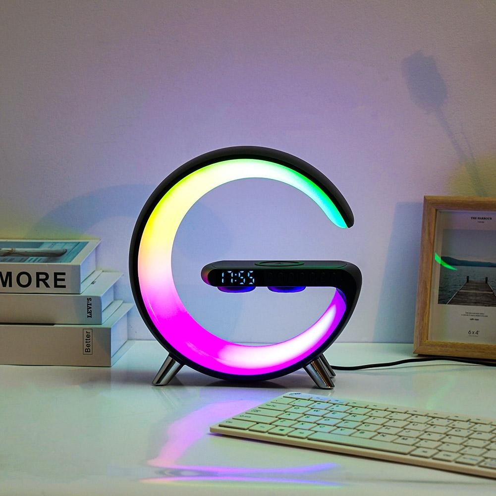 BowLift | Smart Aurora Wireless Charger Bluetooth Speaker