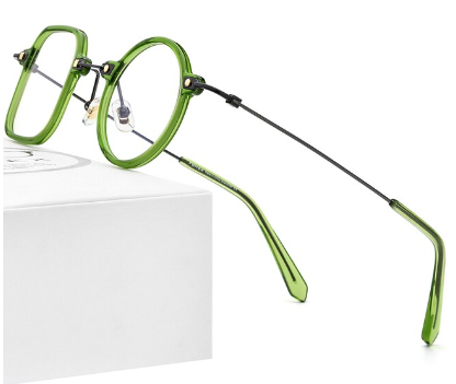 BowLift | Irregular Shape Geeky Titanium Eyeglasses