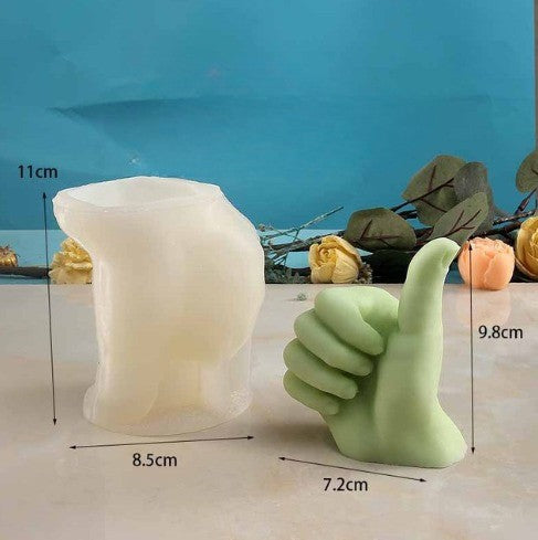 BowLift | Middle Finger Hand Gestures Artsy Candle DIY Molds
