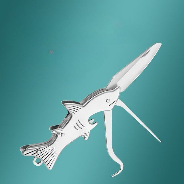 BowLift | Sharp Shark Multifunctional Toothpick Knife Keychain