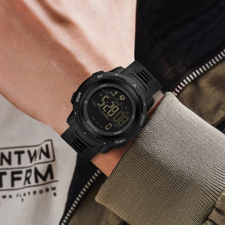 BowLift | Waterproof Military Pedometer Digital Watch