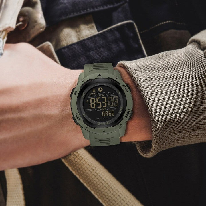 BowLift | Waterproof Military Pedometer Digital Watch