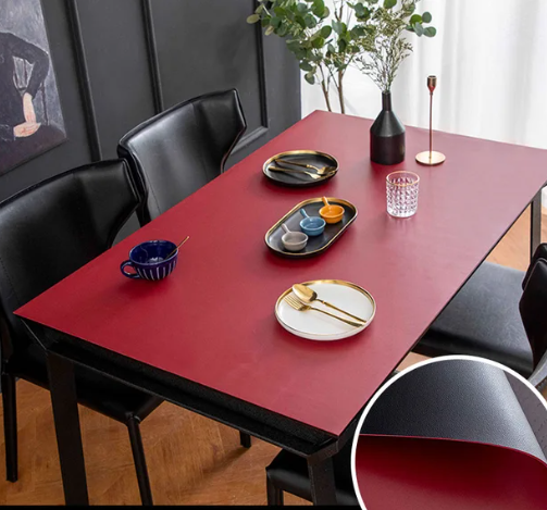 BowLift | Leather Waterproof Chic Double-Sided Table Mat