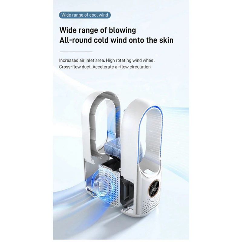 Bladeless Fan Portable Mini Air Conditioner | Bowlift