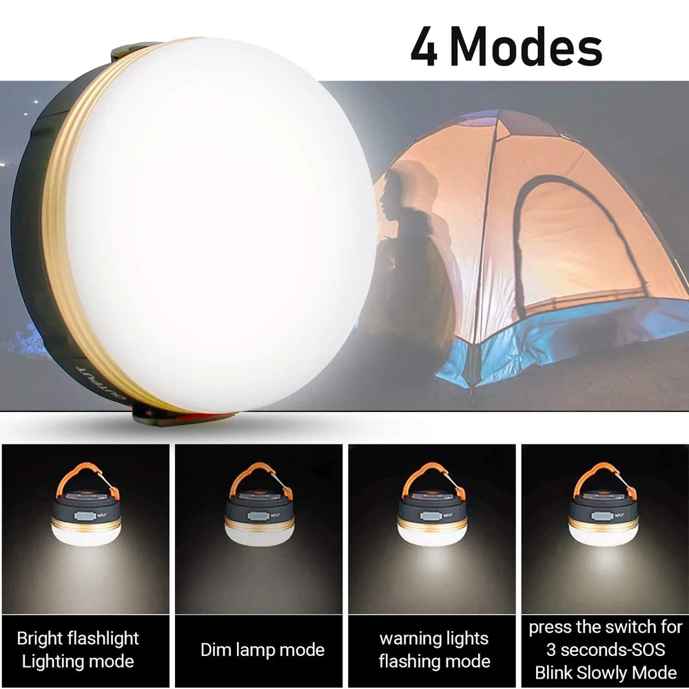 Practical Camping Magnetic LED Rechargeable Light | Bowlift