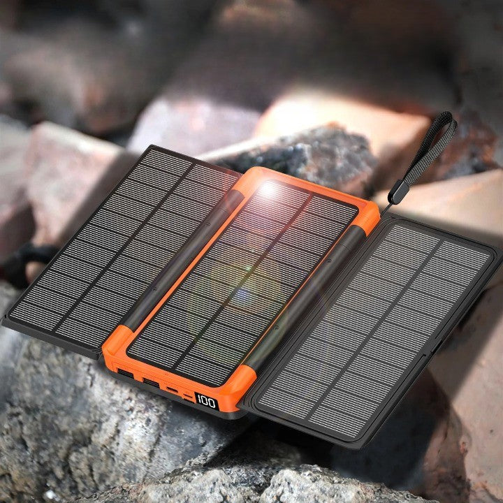 Solar Fast Charging Ultra-Large Capacity Portable Powerbank | Bowlift