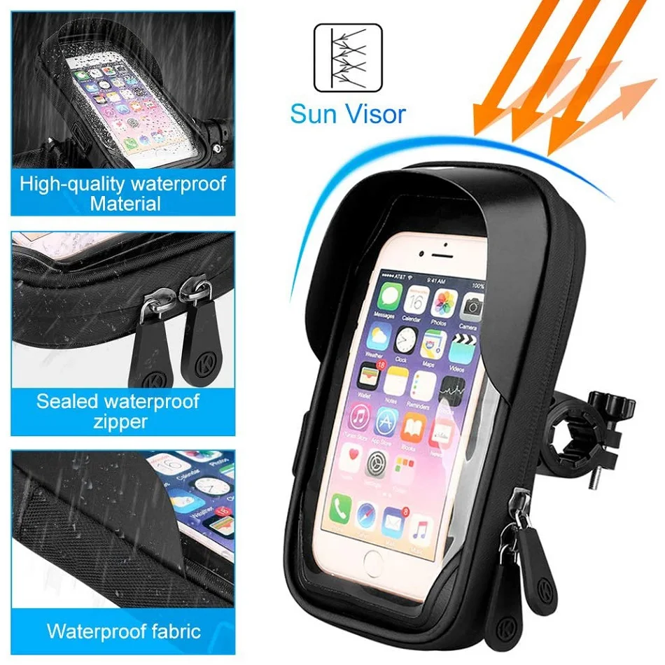 BowLift | Motorcycle Handlebar  Waterproof Universal Phone Holder