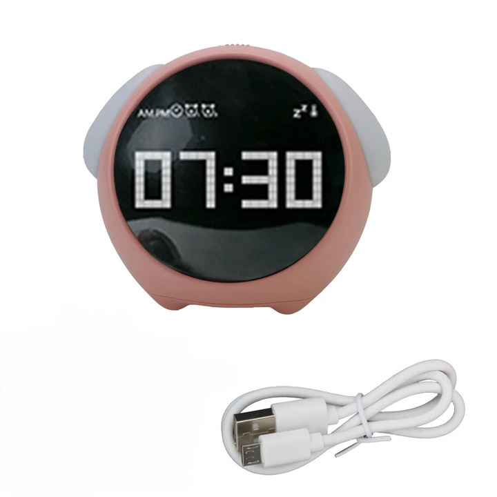 BowLift | Cute Expression Night Light Alarm Clock