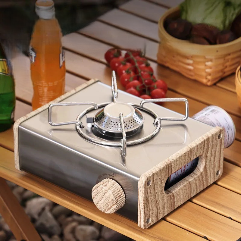 On-the-Go Cooking Stainless Steel Outdoor Camping Stove | Bowlift