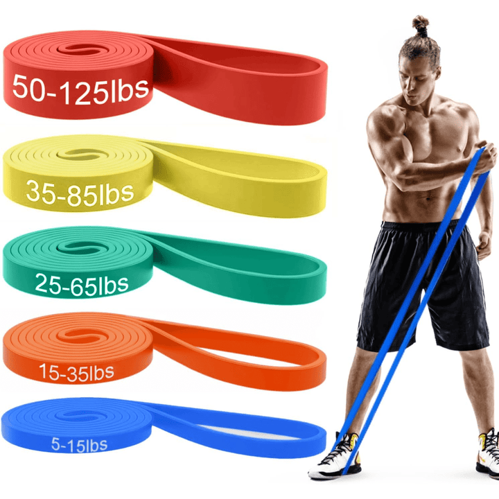 BowLift | Resistforce Pull-Up Assistance Bands – Resistance Set for Strength Training, Dips, and Bodyweight Exercises
