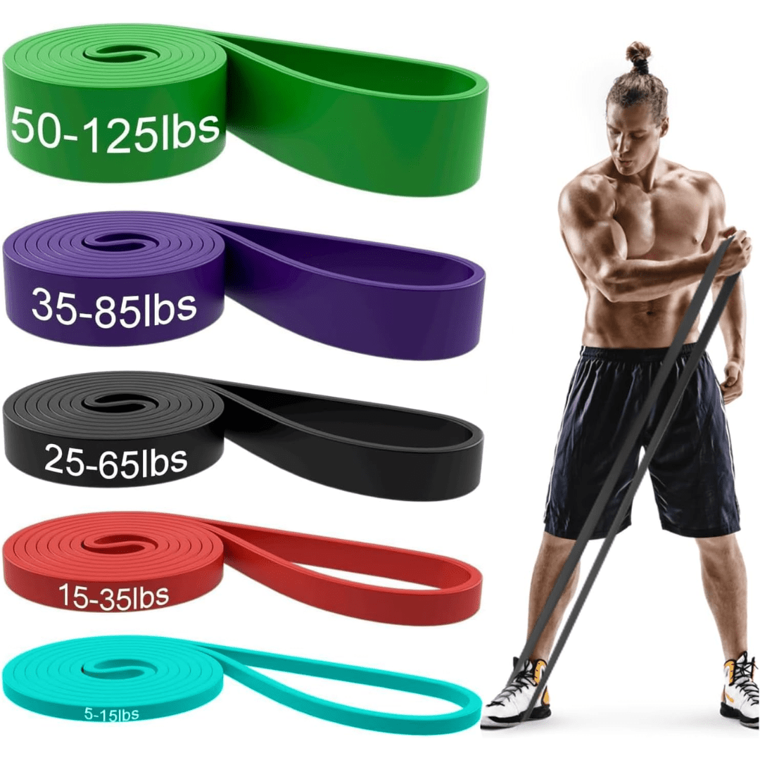 BowLift | Resistforce Pull-Up Assistance Bands – Resistance Set for Strength Training, Dips, and Bodyweight Exercises