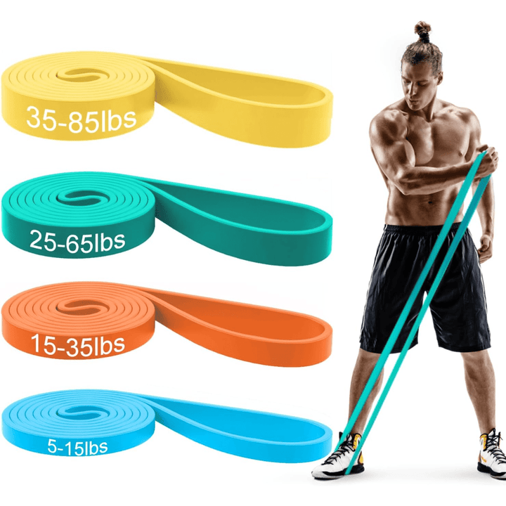 BowLift | Resistforce Pull-Up Assistance Bands – Resistance Set for Strength Training, Dips, and Bodyweight Exercises
