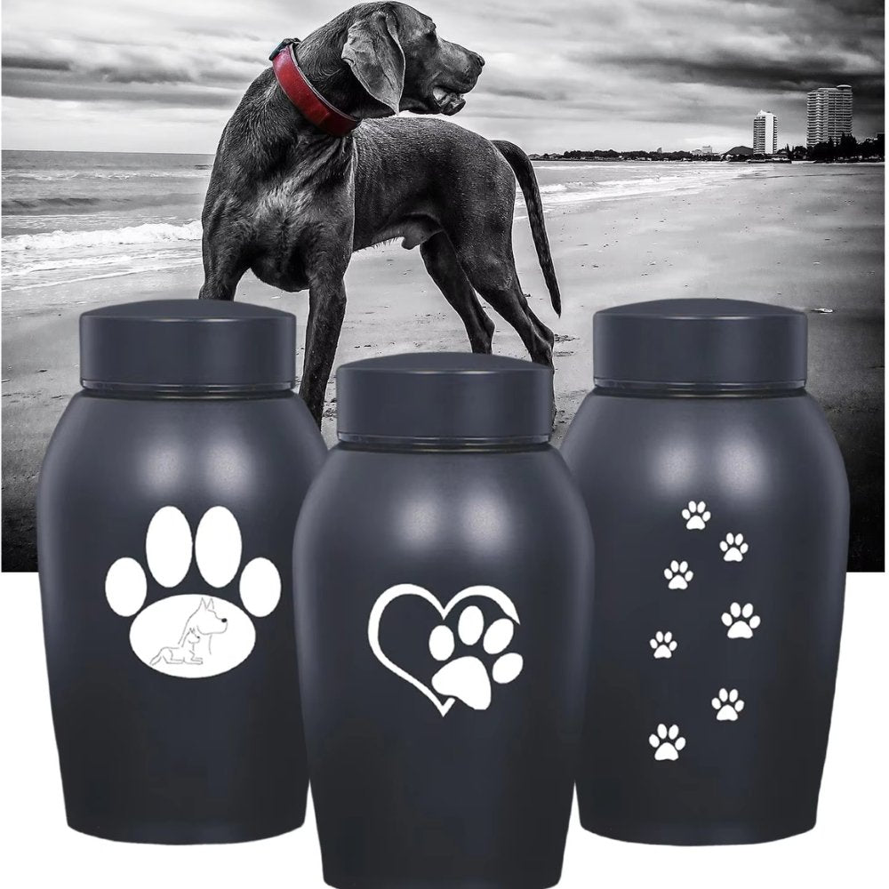 RestPaw • Stainless Steel Pet Memorial Urn - Dog & Cat Urn - BowLift