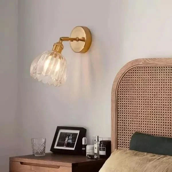 BowLift | Vintage Tulip Glass Wall Sconce Light